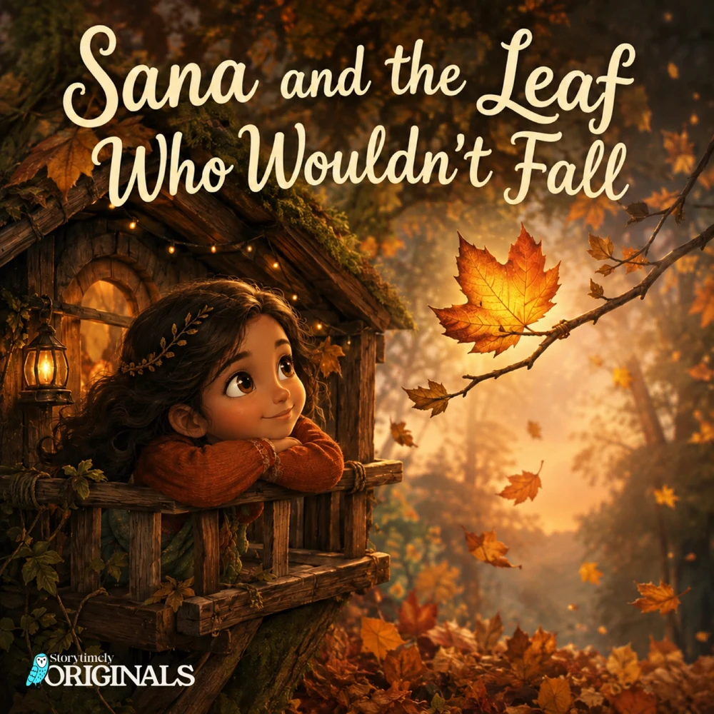 Sana and the Leaf Who Wouldn’t Fall audiobook cover