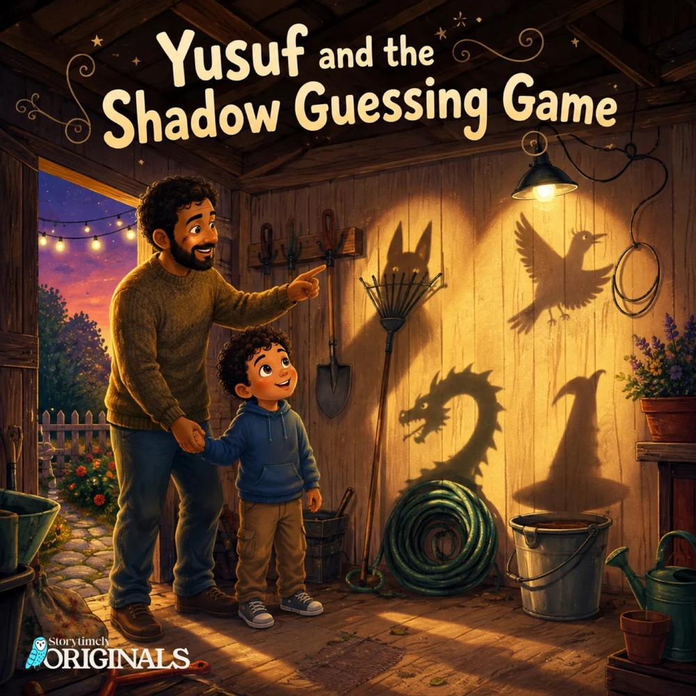 Yusuf and the Shadow Guessing Game audiobook cover